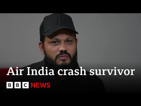 Air India crash sole survivor 'luckiest man' alive, but also suffering | BBC News