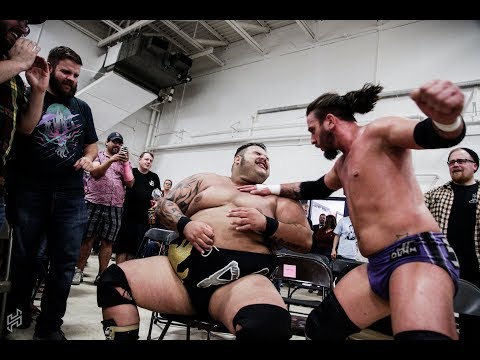 Ace Romero Pounces JT Dunn Into The Ring From The Floor! - Limitless Wrestling (MLW, CZW)