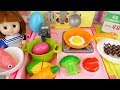 Kitchen Cart And Baby Doll Toys Surprise Eggs Baby Doli Play