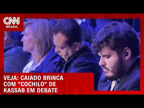 Caiado brinca com “cochilo” de Kassab em debate | CNN BRASIL