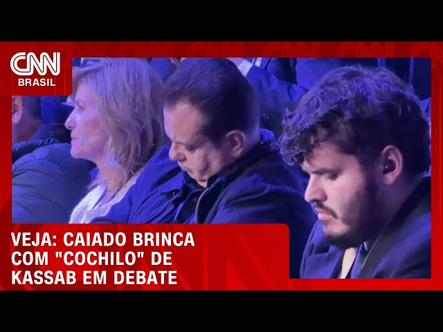 Caiado brinca com "cochilo" de Kassab em debate | CNN BRASIL