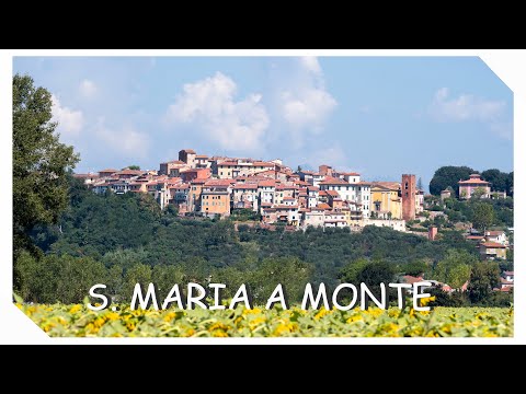 Santa Maria a Monte  - Pisa - Mini documentario (4K) - Walking Tour