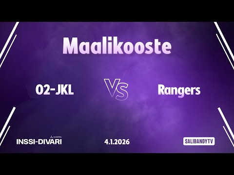Maalikooste: O2-JKL - Rangers (Inssi-Divari M)