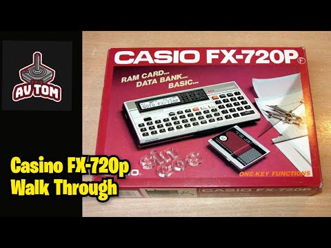 CASIO PB-410 FX-720p FX-820p Walk Through vintage technology