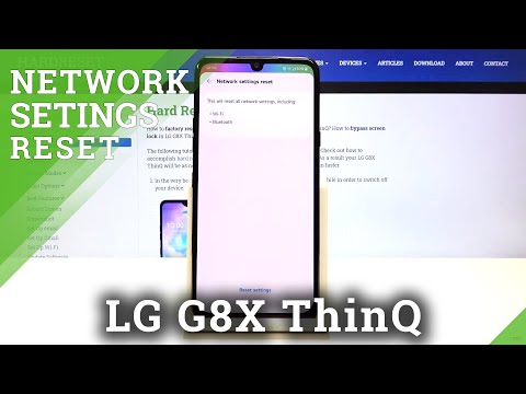 How to Reset Network Settings in LG G8X ThinQ – Restore Network Defaults