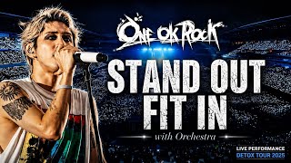 Download lagu 'Stand Out Fit In - ONE OK ROCK' with Orchestra Live Performance at Nissan Stadium | DETOX Tour 2025 mp3