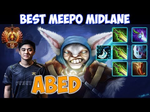 Abed - Best Meepo Midlane  | Top Rank Pro Gameplay - Dota 2