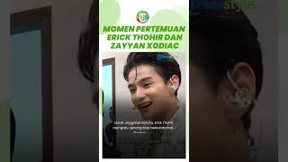 Momen Pertemuan Erick Thohir dan Zayyan XODIAC, Terkuak Asal Muasal idol K-Pop Itu