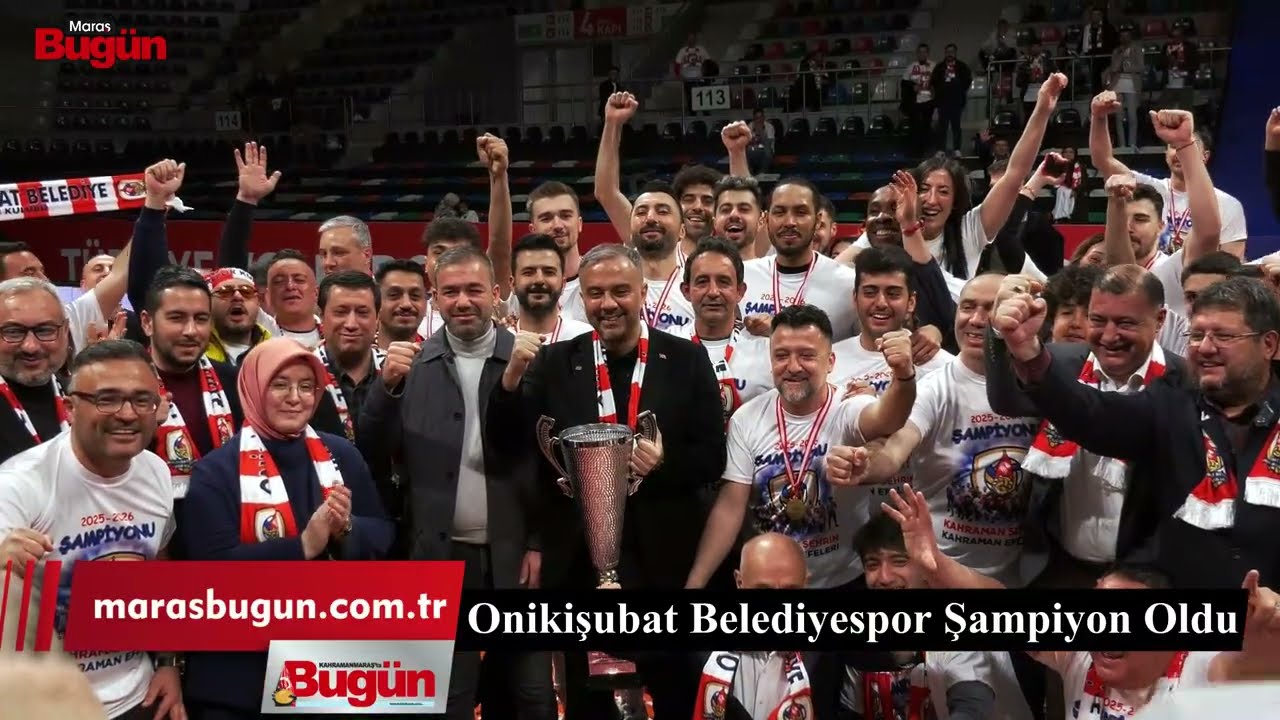 Onikişubat Belediyespor Şampiyon Oldu, Efeler Ligi’ne Yükseldi