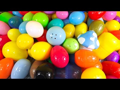 100 Surprise Eggs - A lot of toys for kids! CN Barbie Peppa Thomas etc Nickelodeon Children Video