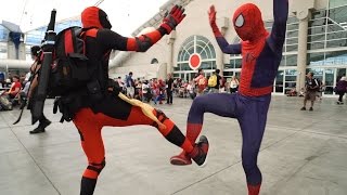 Spider-Man & Deadpool Show Comic Con Some Love! - IGN Access