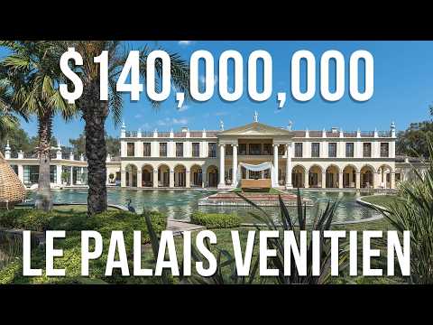 $140M Le Palais Vénitien Mega Mansion in Cannes, France | Venetian-Byzantine Mansion | Mania Luxury