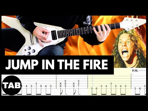 JUMP IN THE FIRE Metallica Guitar TAB | Lesson | Tutorial | Cover