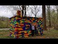 Lego Fishing Cabin Building Camping In Lego Fort Survival Shelter Challenge