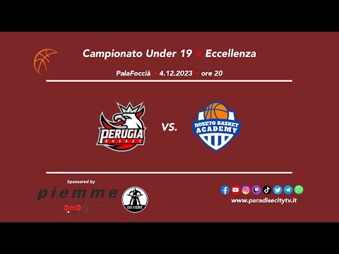 HIGHLIGHTS UNDER 19 ECCELLENZA 2023-2024 - PERUGIA BASKET vs. ROSETO BASKET ACADEMY