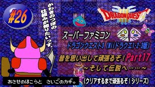 【SFC･ドラゴンクエスト3（Wii ドラクエ1･2･3版）】実況 #26 昔を思い出して頑張るぞ！～そして伝説へ……～【Part17】