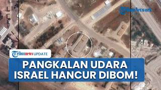 Penampakan Citra Satelit! Pangkalan Udara Israel Rusak Dihantam Rudal Kheibar Shekan Iran