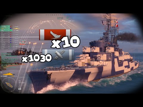Colbert - 10 Kills (Damaged 12) - 383k 4.3k bxp || World of Warships