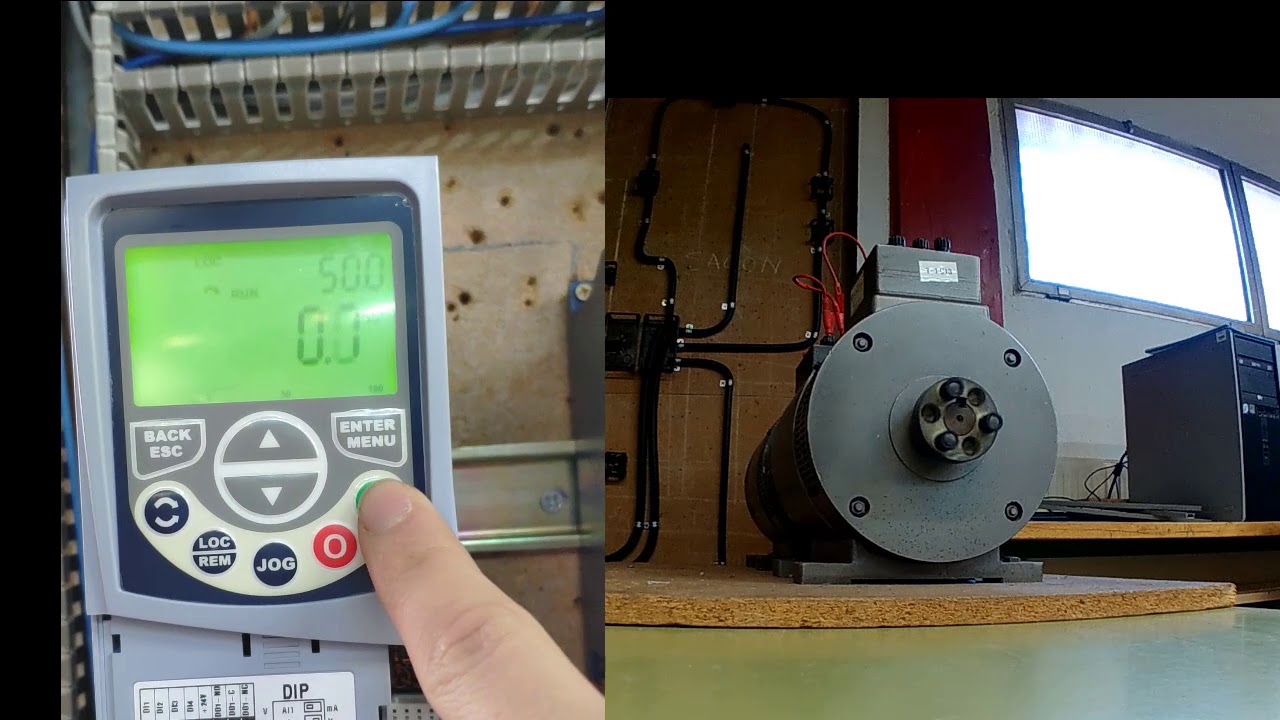 Práctica convertidor de frecuencia WEG CFW500