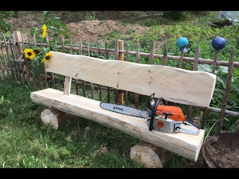How to build a bench without nails / Build a garden bench yourself