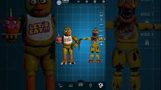 FNAF AR Edit Classic Withered Animatronics shorts 