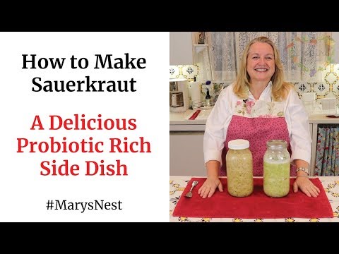 How to Make Homemade Sauerkraut - A Delicious Probiotics Rich Side Dish for Gut Health