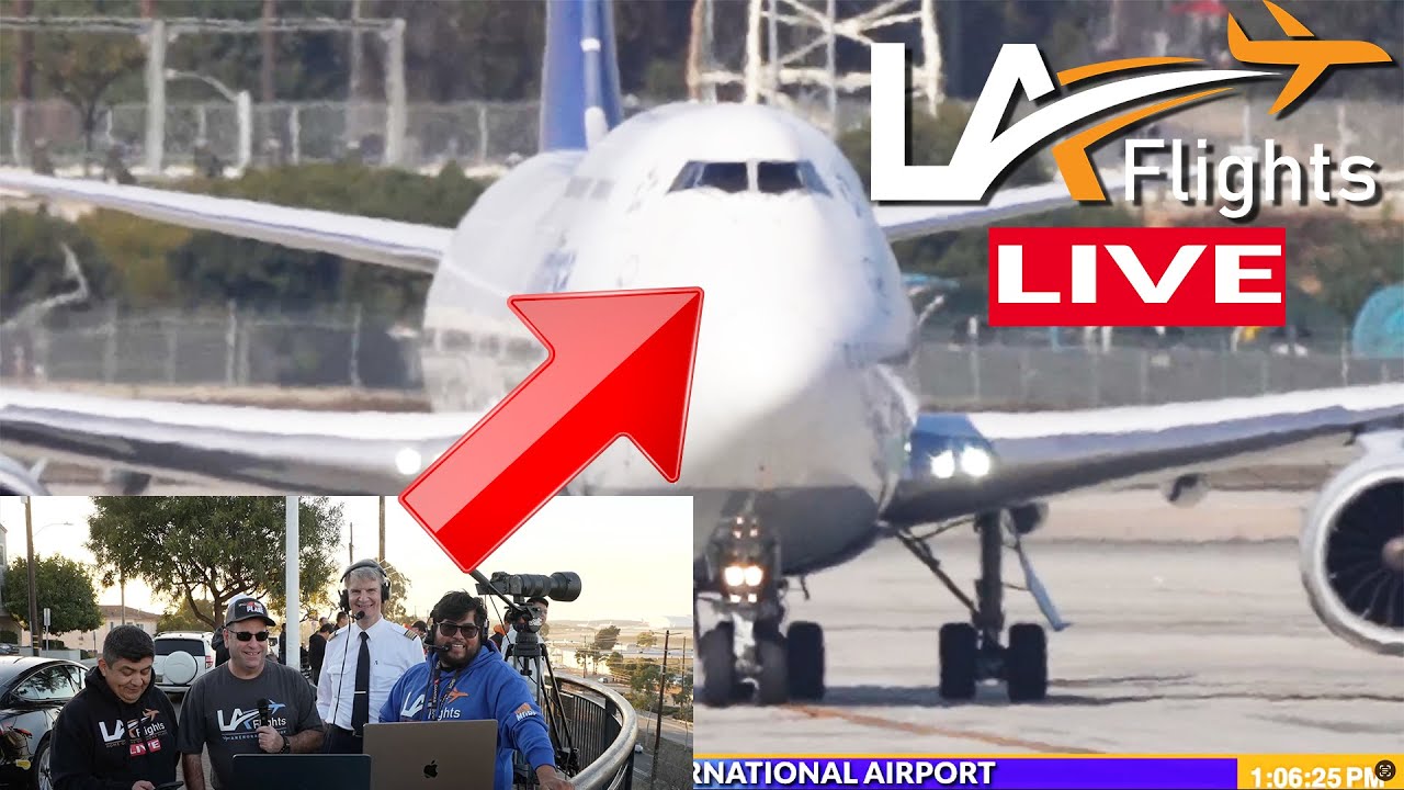 🔴LIVE Coverage from LAX | Los Angeles Plane Spotting | January 11, 2025