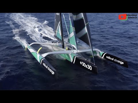 SAILING   🇲🇫 |   The world's largest racing maxi trimaran  | Quiberon 24 TV
