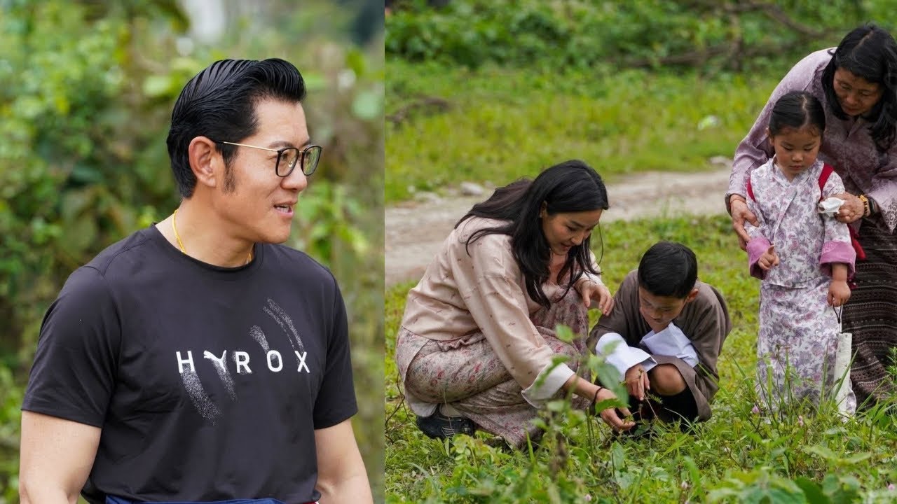 Their majesties in GMC long with Thousands of Volunteers || Bhutan 🇧🇹 || Gelephu Mindfulness City 