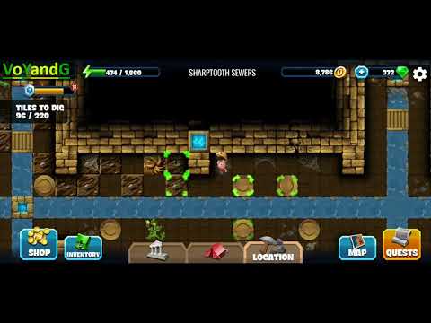 55 Sharptooth Sewers - Egypt - Diggy's Adventure - VoYandG