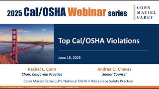 Top Cal/OSHA Violations