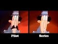 INSPECTOR GADGET Side by Side COMPARISON Pilot vs. Series Intro