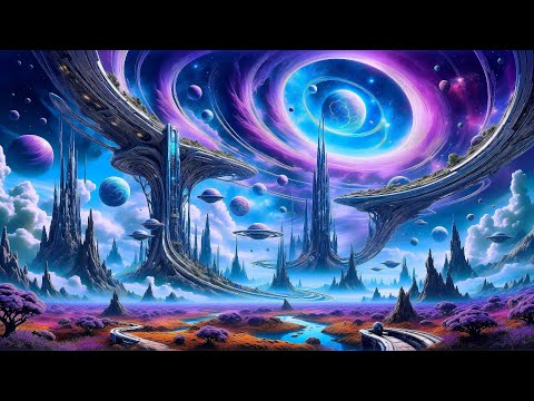AI Generated Video: Relaxing Galactic Fantasy - Animation Created by Artificial Intelligence