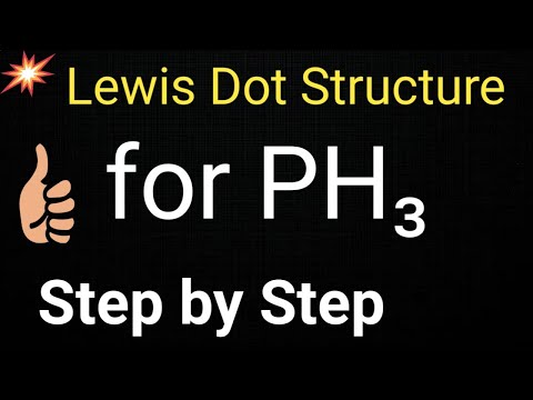 PH3 Lewis Structure||Lewis Structure of PH3 (Phosphorus Trihydride)|Draw Lewis Structure for PH3