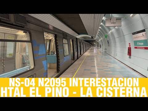 Metro De Santiago | NS-04 N2095 interestacion Hospital El Pino - La Cisterna
