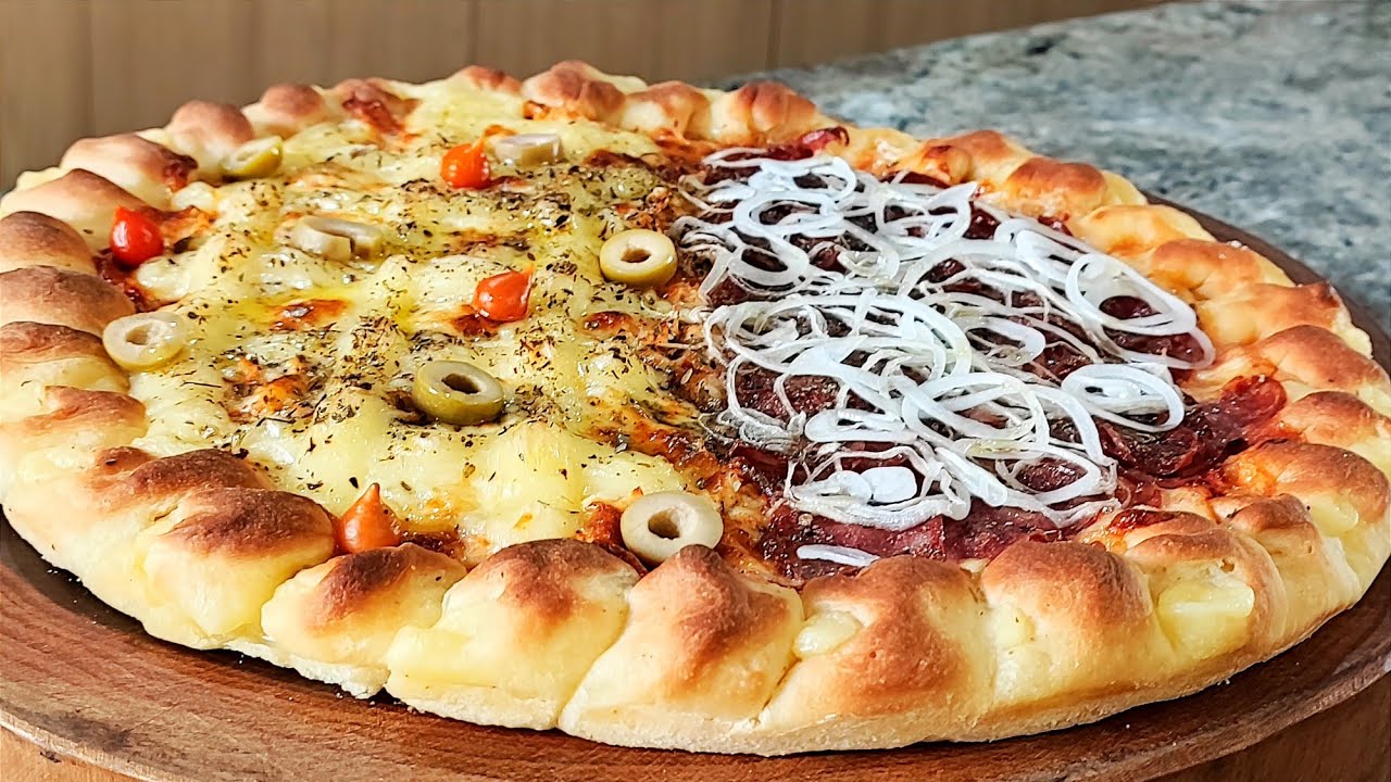 QUAL sua METADE PREFERIDA-CALABRESA ou FRANGO com REQUEIJÃO