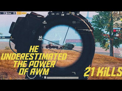 They underestimated the power of AWM | 21 KILLS | X SPIKE