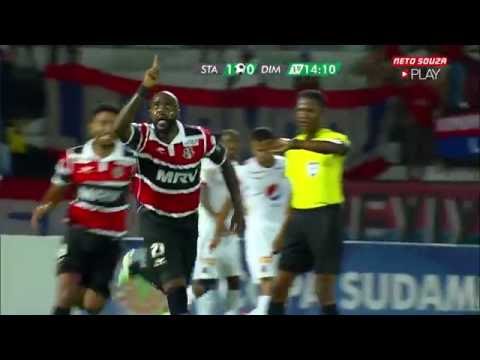 Gols de Santa Cruz 3 x 1 Independiente Medellín pela Sul-Americana 2016