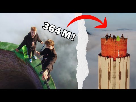 We climbed the TALLEST CHIMNEY in EUROPE! w/ Sk Adventures