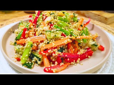 ¡¡Podría comer esta ensalada todos los días!! Saludable y rica en proteínas!