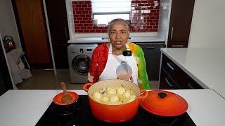 Making chicken stew and dumplings - another warming and delicious recipe for winter!