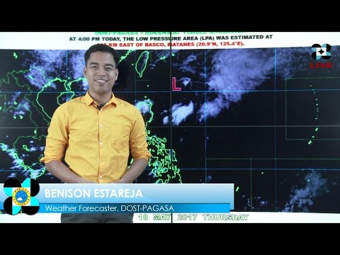 Public Weather Forecast Issued at 5:00 PM May 21, 2017