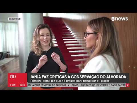 Janja faz críticas à conservação do Palácio da Alvorada e fala sobre seu papel no governo Lula