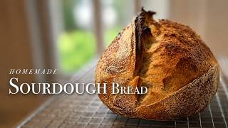 Download lagu Homemade Sourdough Bread | Crisp Crust & Open Crumb mp3
