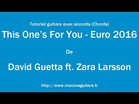 This Ones For You - David Guetta
