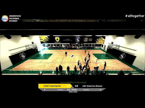 LIVE 🏀 TF U18 CSM Constanta vs ABC Galactica Brasov