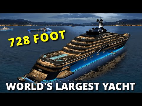 Revealing The World's Largest Superyacht ($600 Million)