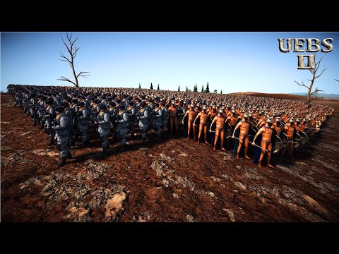 16,000 MODDED SPARTANS & SPECIAL FORCES vs 4,000,000 EVILS | Ultimate Epic Battle Simulator 2 UEBS 2