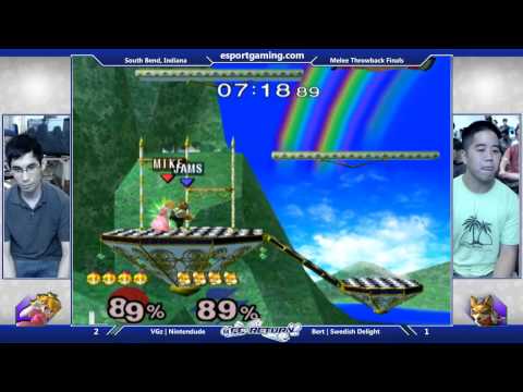 FC Return - Nintendude (Peach, Samus) Vs. Swedish Delight - SSBM Throwback Finals - Melee