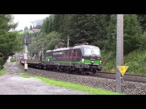 BAHNVERKEHR BRENNERBAHN GRIES AM BRENNER 5.9.2017 TEIL 1